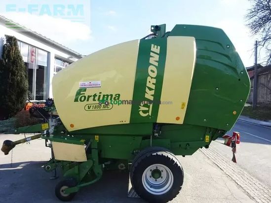 Empacadora gigant - Krone - fortima v 1800 mc rundballenpresse