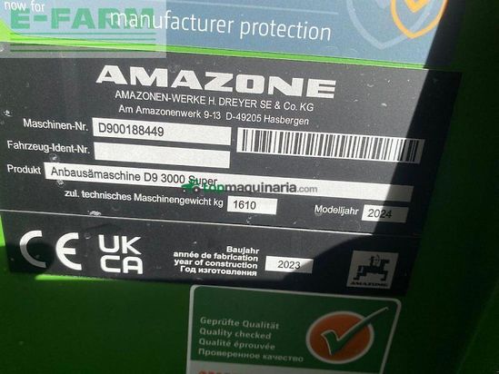 Sembradora - Amazone - d9 3000 super