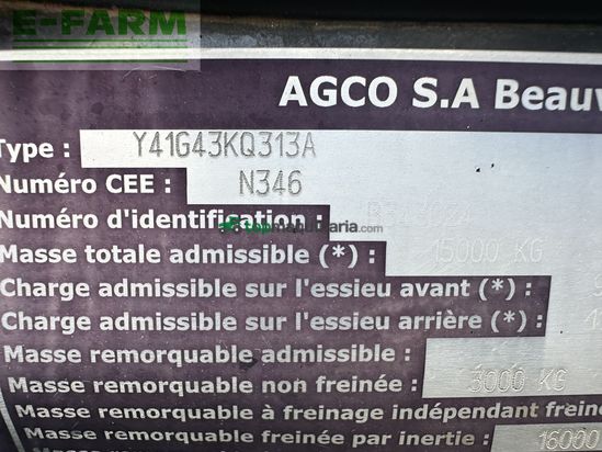 Tractor agrícola - Massey Ferguson - mf 8670
