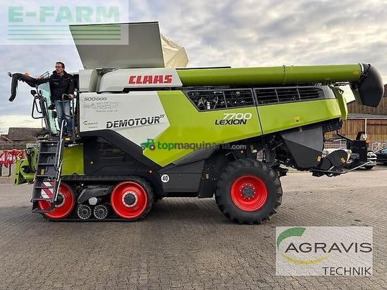 Cosechadora de Cereal - Claas - lexion 7700 terra trac