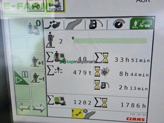 Cinta transportadora de forraje - Claas - cargos 8500 tridem