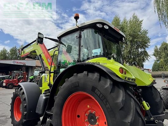 Tractor agrícola - Claas - arion 640 cis + quicke q65 CIS