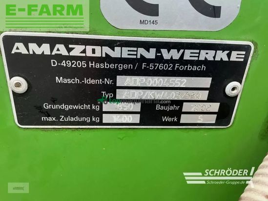 Combinado de siembra - Amazone - ad-p super 4,00 m