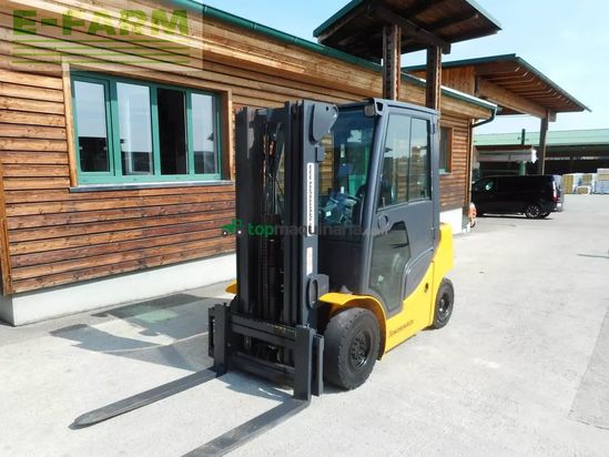 Elevadora - Jungheinrich - dfg425s triplex 4,4m + ss + kabine