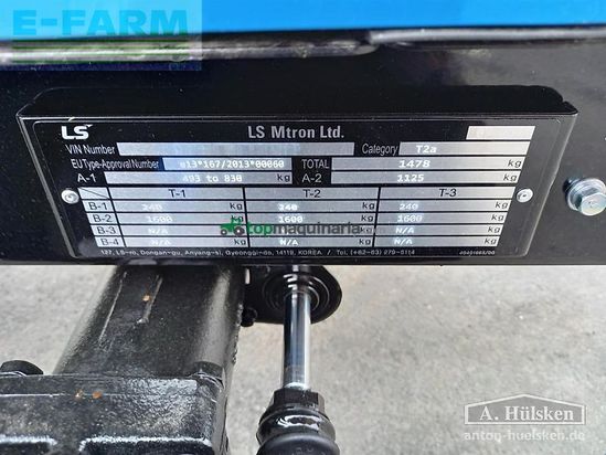Tractor agrícola -  - kompakttraktor ls xj25 hst lifeline mit frontlader