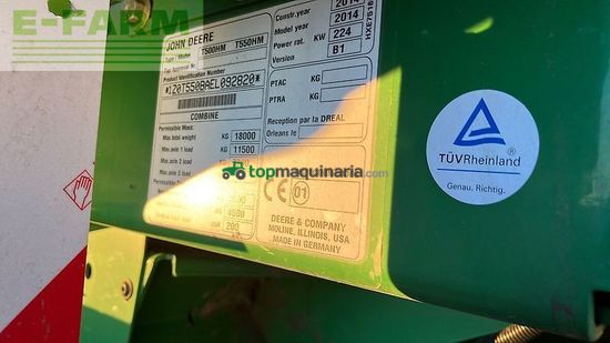 Cosechadora de Cereal - John Deere - t550 hm