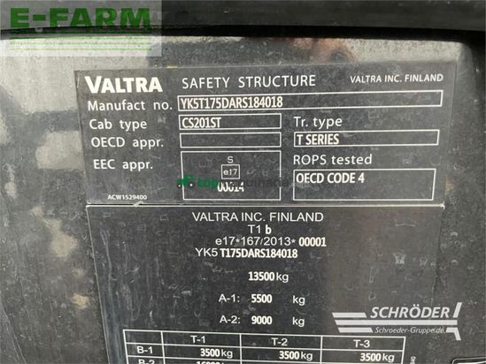 Tractor agrícola - Valtra - t 175 ed