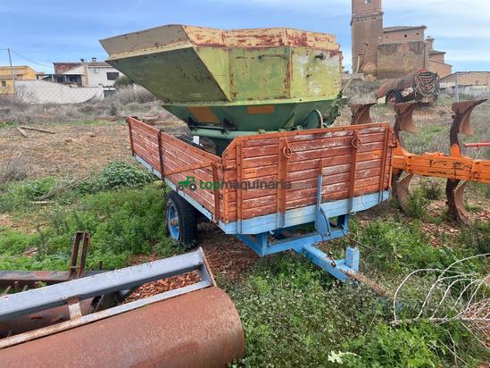 Remolque agrícola de 1 eje de 3250x1800x500