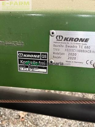 Rastrillo - Krone - swadro tc 680