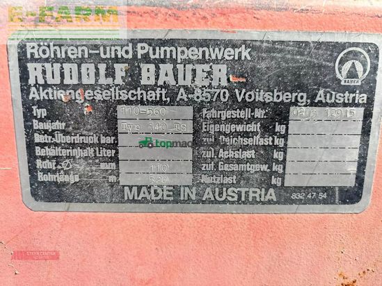 Riego - Bauer - rainstar 520/110