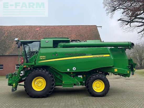 Cosechadora de Cereal - John Deere - t670i prodrive 30 km/h