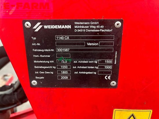 Minicargadora - Weidemann - 1140