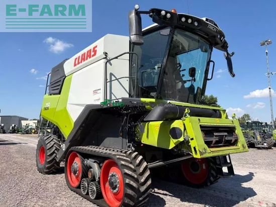 Cosechadora de Cereal - Claas - trion 750 terra trac