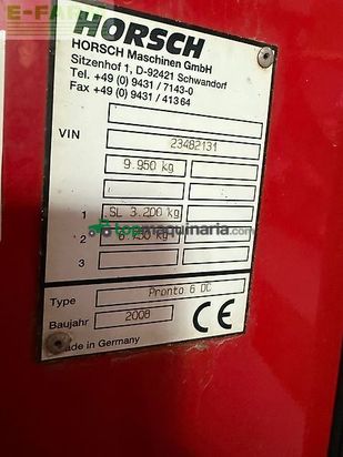 Sembradora - Horsch - pronto 6 dc