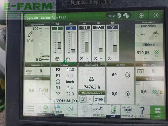 Tractor agrícola - John Deere - 6215r