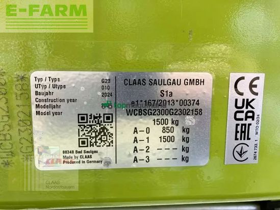Rastrillo - Claas - liner 2700 trend
