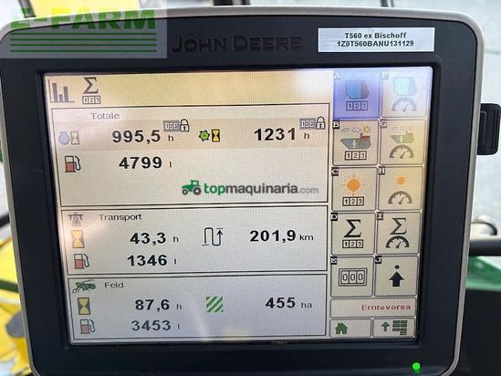 Cosechadora de Cereal - John Deere - 9700i prodrive 40 km/h