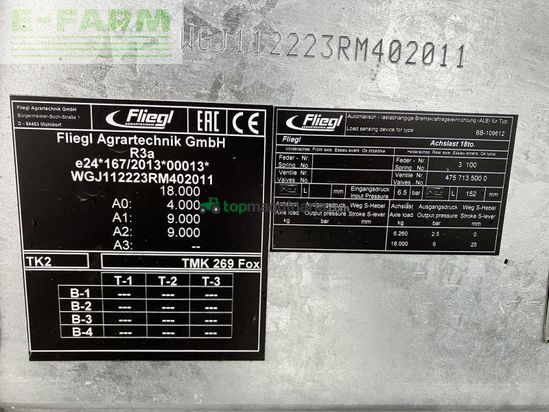 Volquet - Fliegl - tmk 269 fox profi