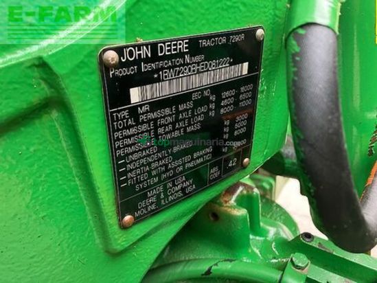 Tractor agrícola - John Deere - 7290r auto powr