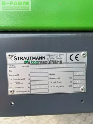Remolqu agrícola - Strautmann - stk 1402