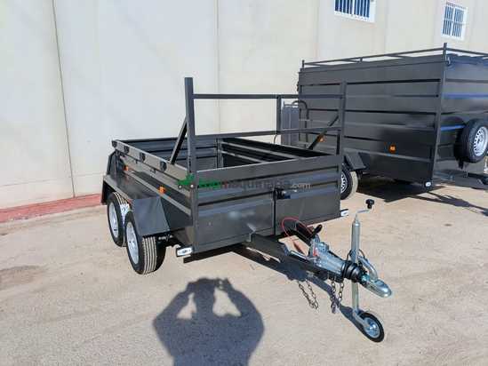 Remolque caja fija de 2200x1400x500 de 2 ejes