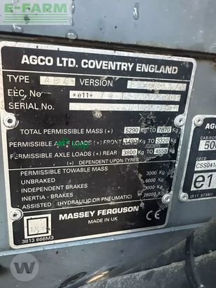 Tractor agrícola - Massey Ferguson - 4345