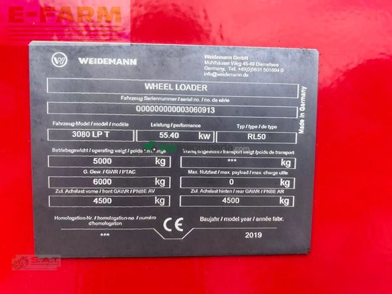 Telescopica - Weidemann - 3080 lpt rl50