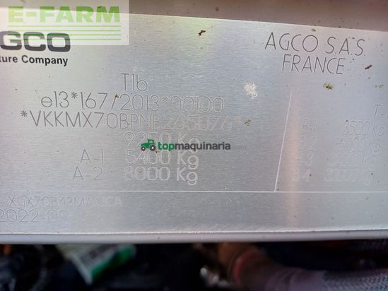 Tractor agrícola - Massey Ferguson - mf 7s.155