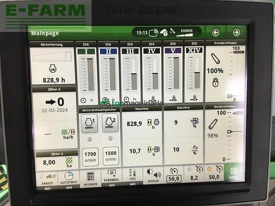 Cabezal - John Deere - traktor 7r330