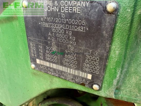 Tractor agrícola - John Deere - 7r330 / 7r 330