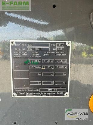 Cosechadora de Cereal - Claas - lexion 630