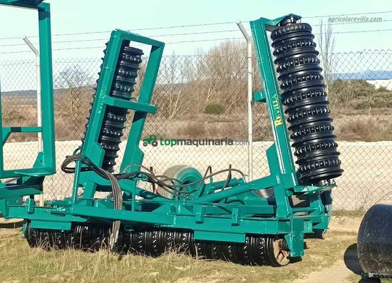 Rodillo y rulo de 5,5 metros con disco de 450