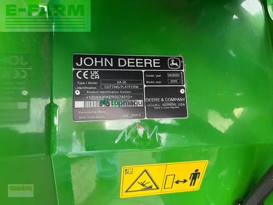 Cosechadora de Cereal - John Deere - t6 700 prodrive 30km/h inkl. xa30