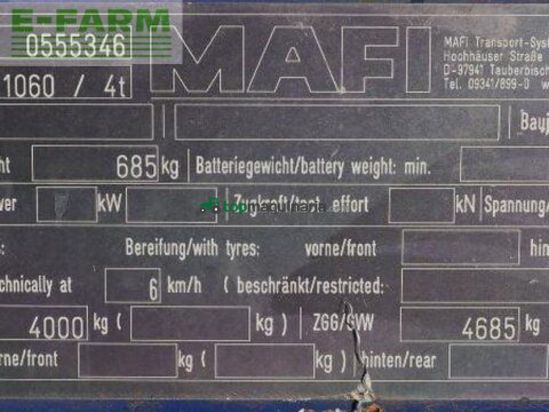 Remolqu agrícola -  - 1060 / 4t
