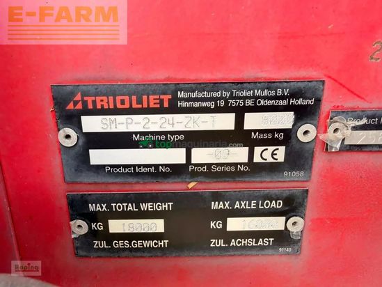 Remolqu esparcidor -  - trioliet solomix ps 2400 zk-t