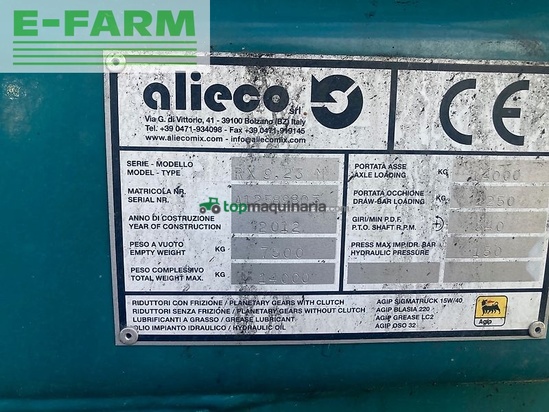 Remolqu esparcidor - Marmix - alimix rx 9.23