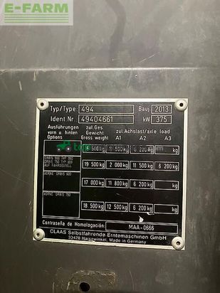 Cosechadora de Cereal - Claas - jaguar 940