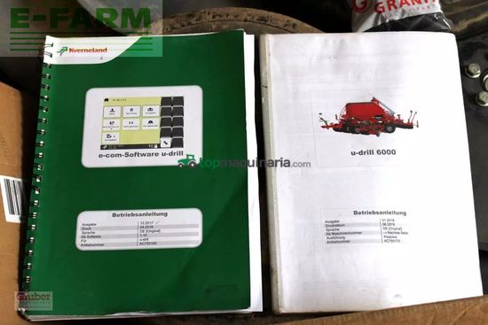 Combinado de siembra - Kverneland - u-drill 6000