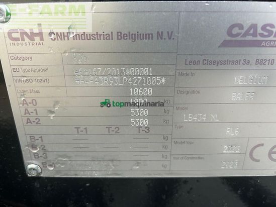 Empacadora gigant - Case IH - lb 434 rotor cutter xl