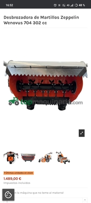 Desbrozadora de ruedas 