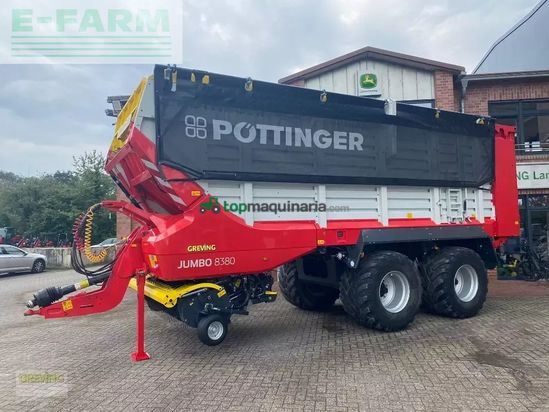 Remolqu agrícola - Pöttinger - jumbo 8380