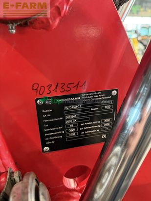 Minicargadora - Weidemann - 2070cx80 tele mit euro 30km/h