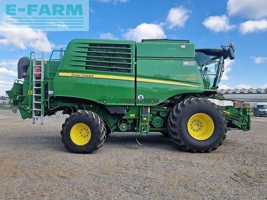 Cosechadora de Cereal - John Deere - t670 my21 prod 20