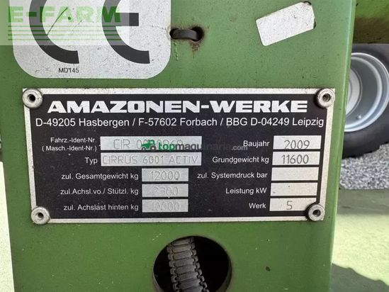 Sembradora directa - Amazone - cirrus 6001 active