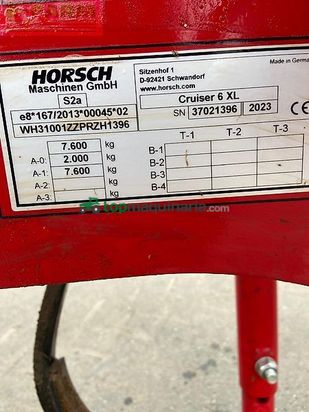 Cultivador - Horsch - cruiser 6 xl