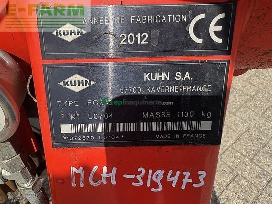 Cortacésped manual - Kuhn - fc 313 achtermaaier ff