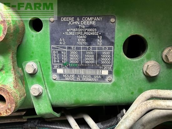 Tractor agrícola - John Deere - 6215r