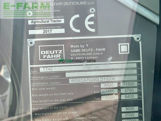 Tractor agrícola - Deutz-Fahr - agrotron 6165 a