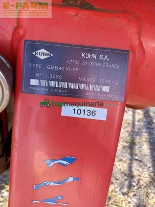 Cortacésped manual - Kuhn - gmd 4010 ff