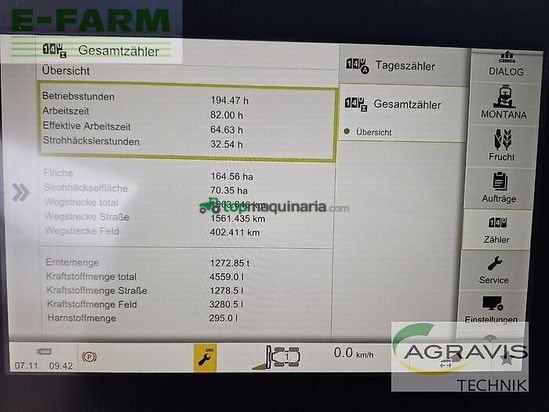Cosechadora de Cereal - Claas - trion 540